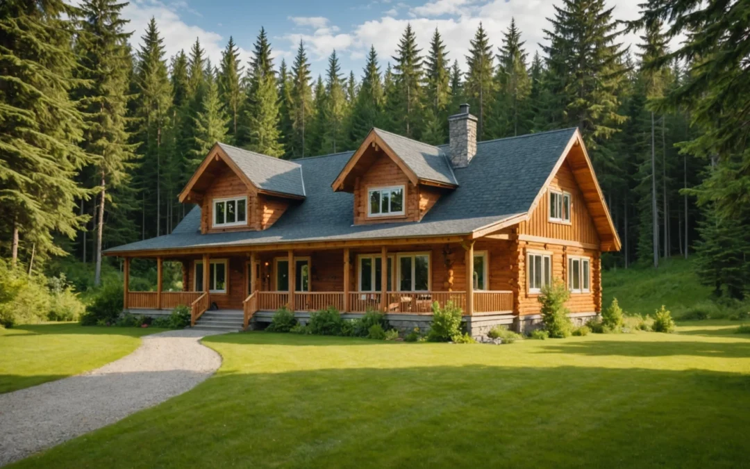 La maison canadienne en bois : l’alliance parfaite de la nature et du confort